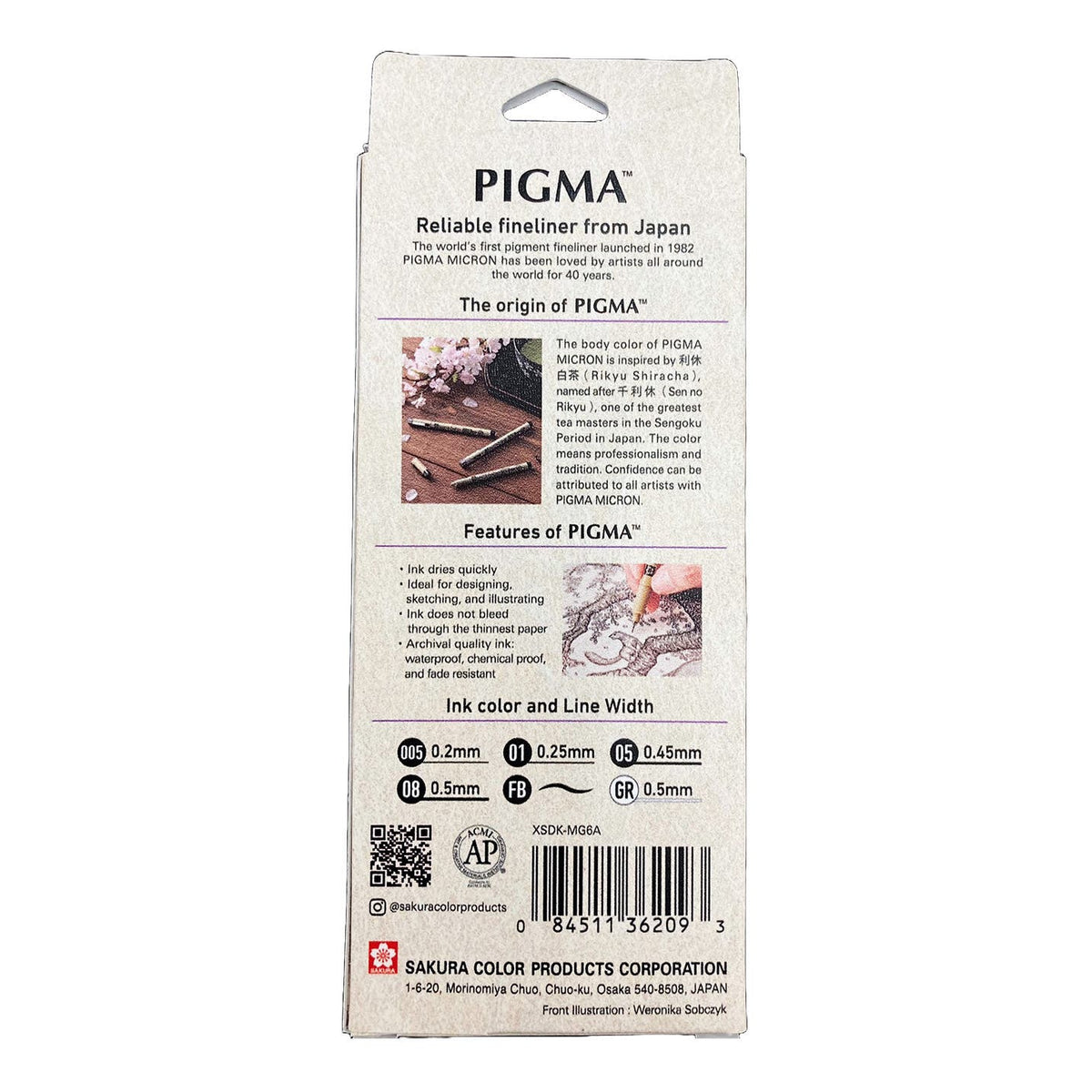 Sakura Pigma Micron Manga Pen Set
