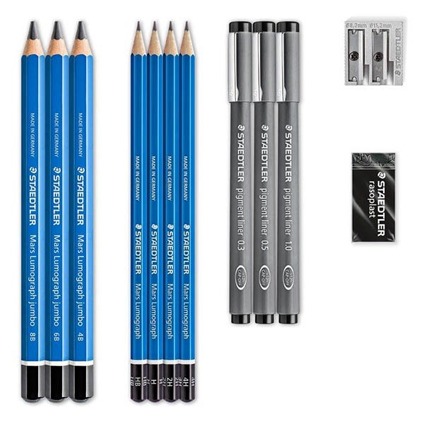 STAEDTLER Design Journey Mixed Sketching Set 12