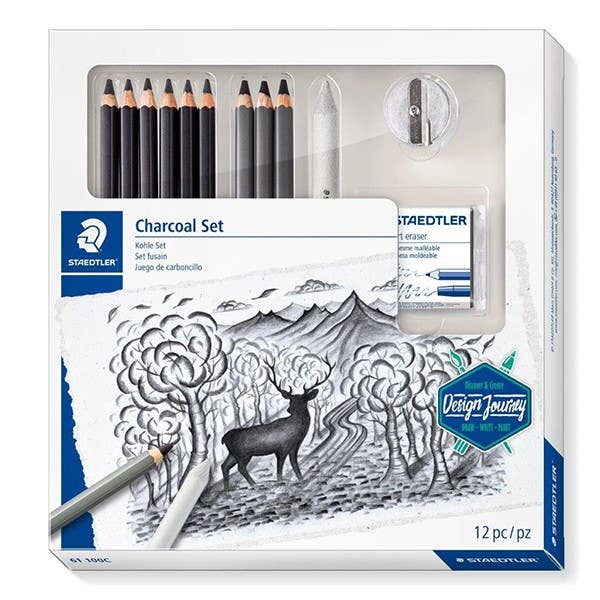 STAEDTLER Design Journey Mixed Charcoal Set 12