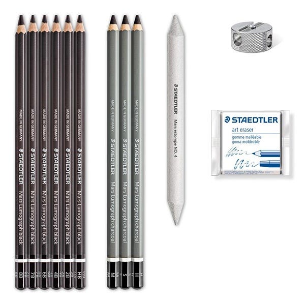 STAEDTLER Design Journey Mixed Charcoal Set 12
