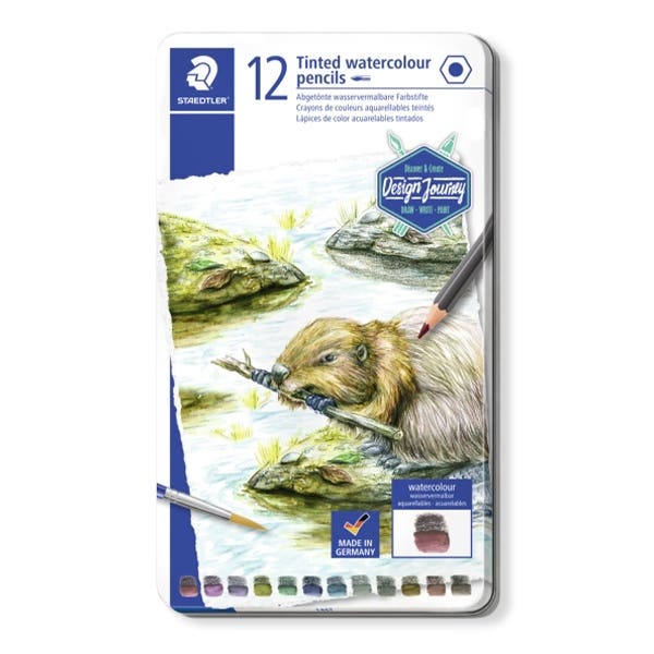 STAEDTLER Tinted Watercolour Pencil Set 12