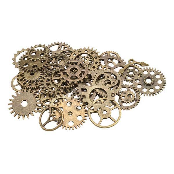 Metal Gears & Cogs Assorted Pack