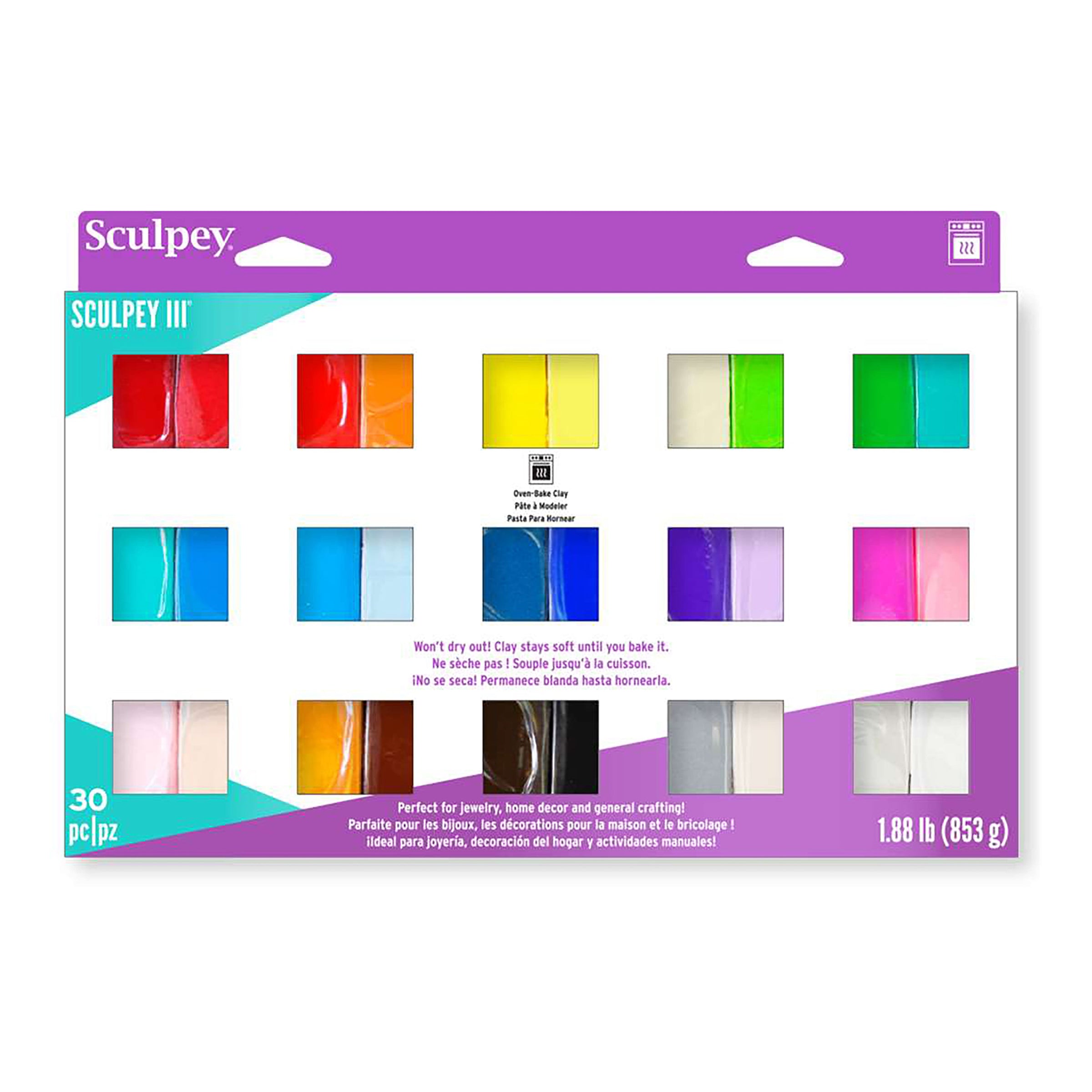 Sculpey III Sampler Set