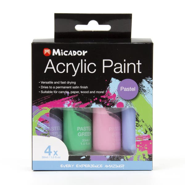 Micador Acrylic Pastel Paint Set