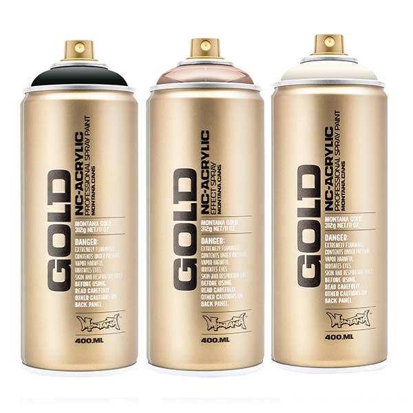 Montana GOLD Acrylic Spray Paints 400ml