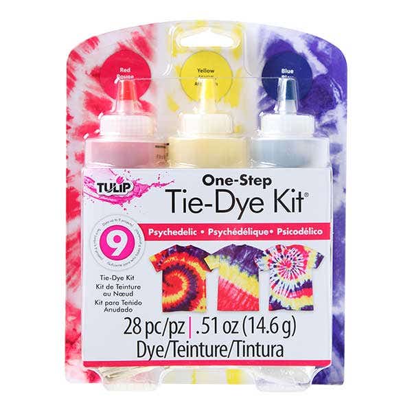 Tulip One Step 3 Colour Tie-Dye Psychedelic Kit