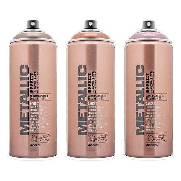 Montana Metallic Spray Paints 400ml