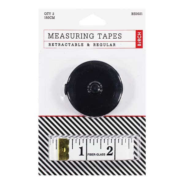 Birch Measuring Tapes Pack 2