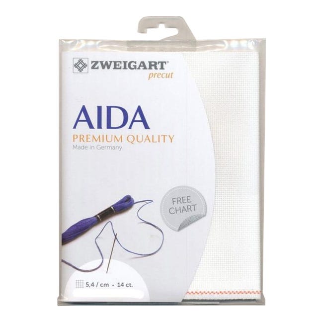 Zweigart Aida Pre-cut 14 Count Cloth