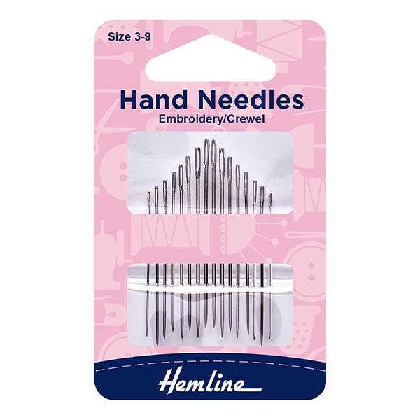 Hemline Hand Embroidery Crewel Needles