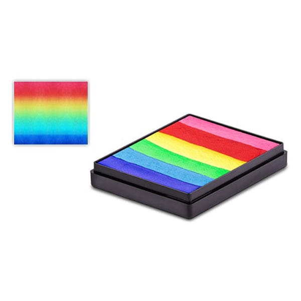 Global Colours Body Art Brightest Rainbow Split Cake