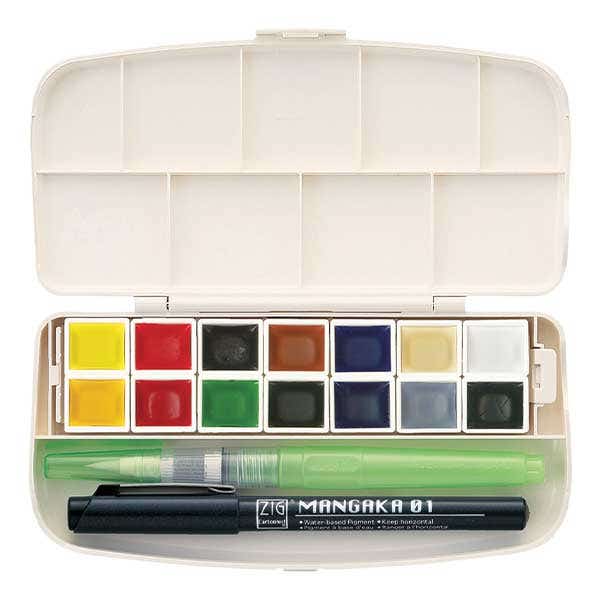 Kuretake Gansai Tambi Portable Watercolour Set