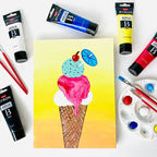 Paint a Colourful Ice Cream! Art Bundle