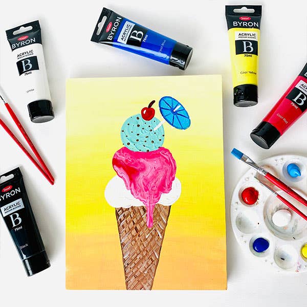 Paint a Colourful Ice Cream! Art Bundle