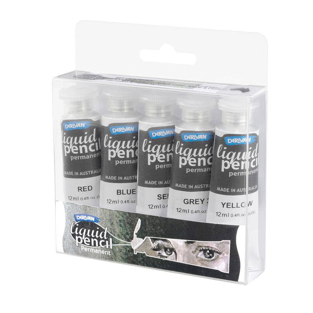 Derivan Liquid Pencil Permanent Set