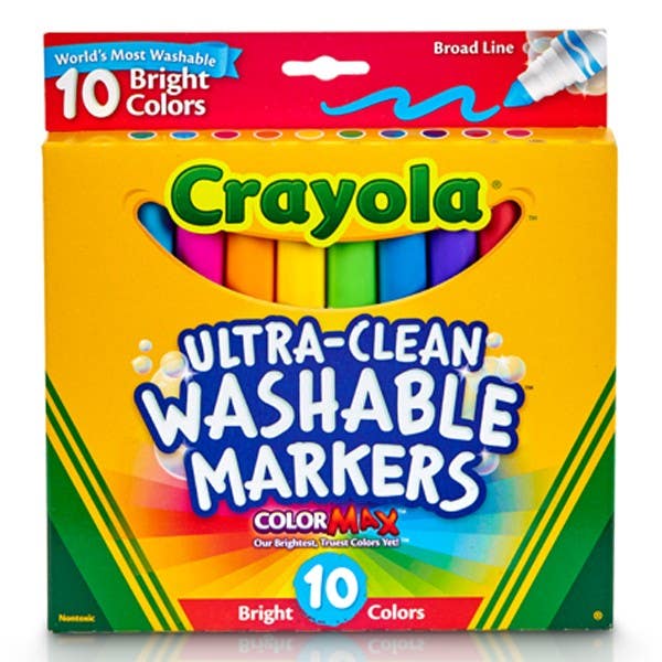 Crayola Ultra Clean Broad Line Washable Marker Packs