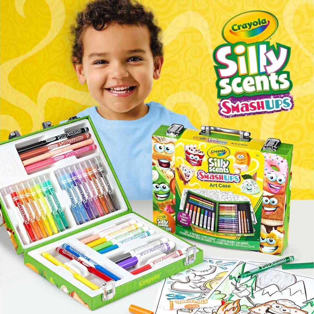 Crayola Silly Scents Smash Ups Art Case