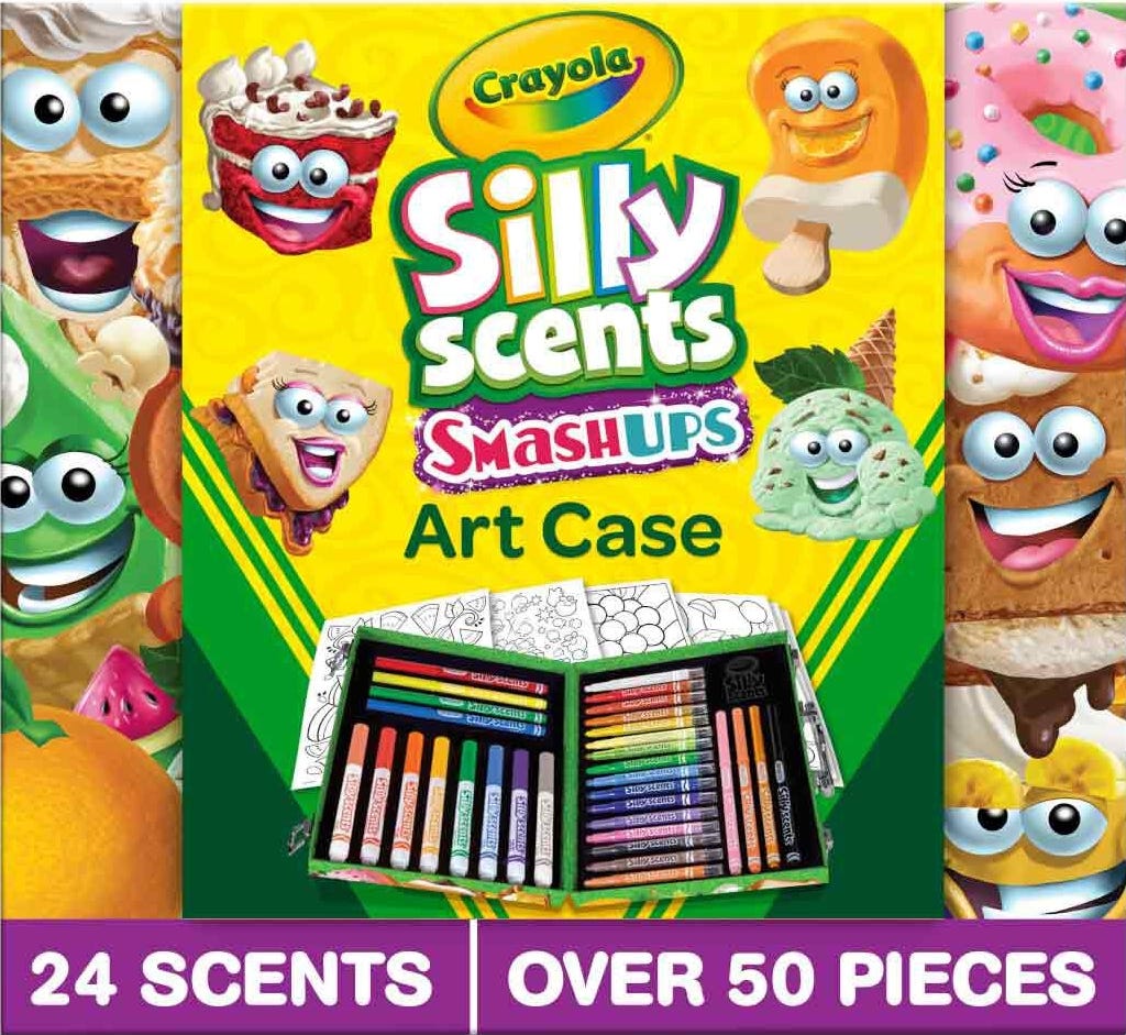 Crayola Silly Scents Smash Ups Art Case