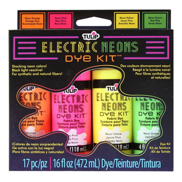 Tulip Electric Neons Fabric Dye Kit