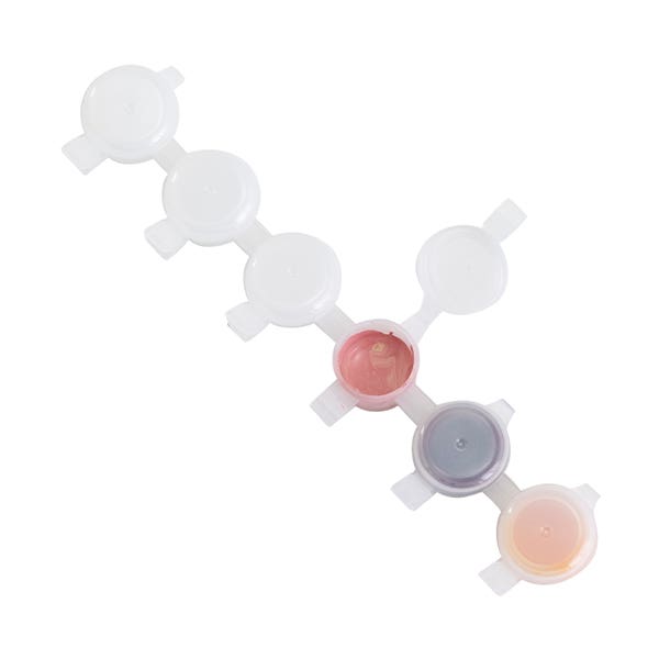 Derivan Refillables Plastic Linked Paint Cups