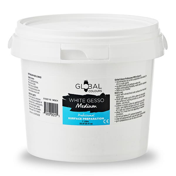 Global Colours Professional White Gesso Primer