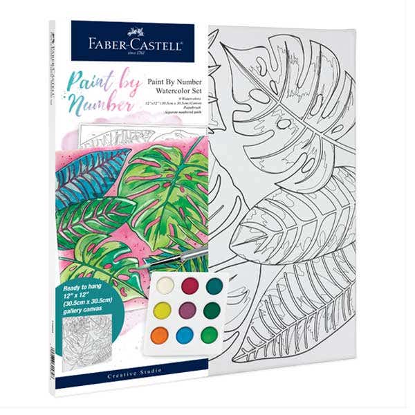 Faber-Castell Watercolour Paint By Numbers (Tropical)