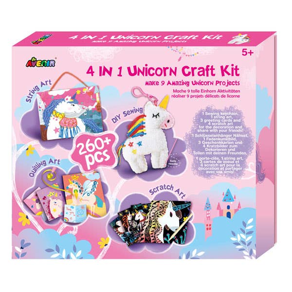 Avenir 4 in 1 Unicorn Craft Kit