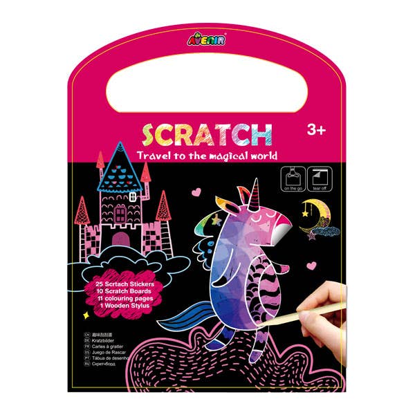 Avenir Scratch Book Travel to the Magical World