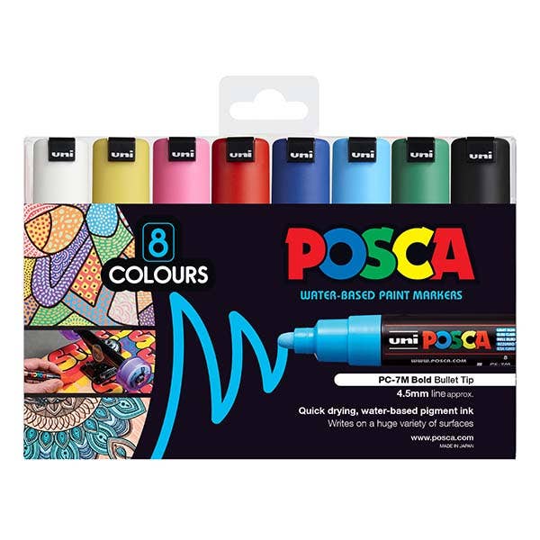 Posca Marker Bold (PC-7M) Set 8