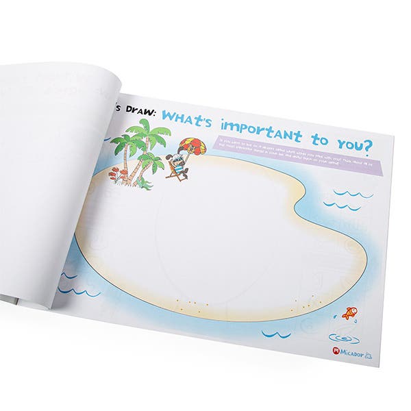 Micador Jr Learn to Draw Activities Pad