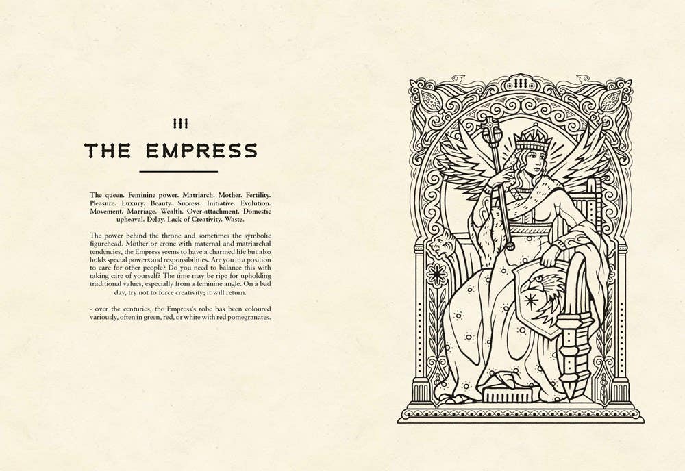 The Tarot Colouring Book