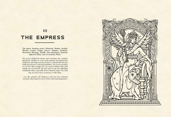 The Tarot Colouring Book
