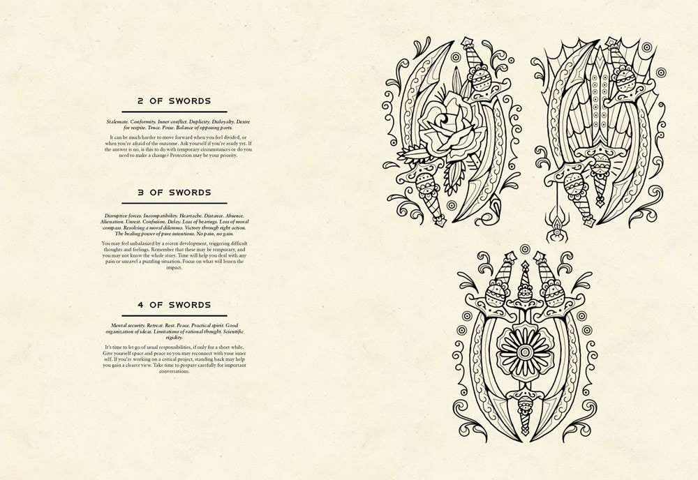 The Tarot Colouring Book