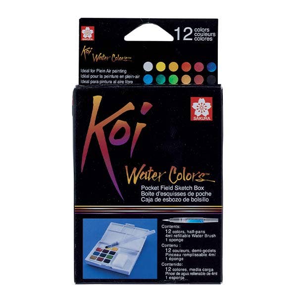 Sakura Koi Watercolour Pocket Field Sketch Boxes