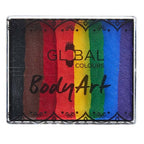 Global Colours Body Art New Pride Flag Split Cake