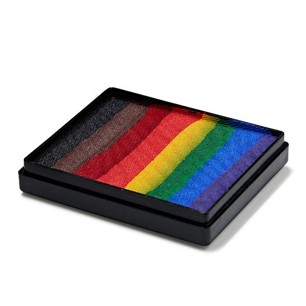 Global Colours Body Art New Pride Flag Split Cake