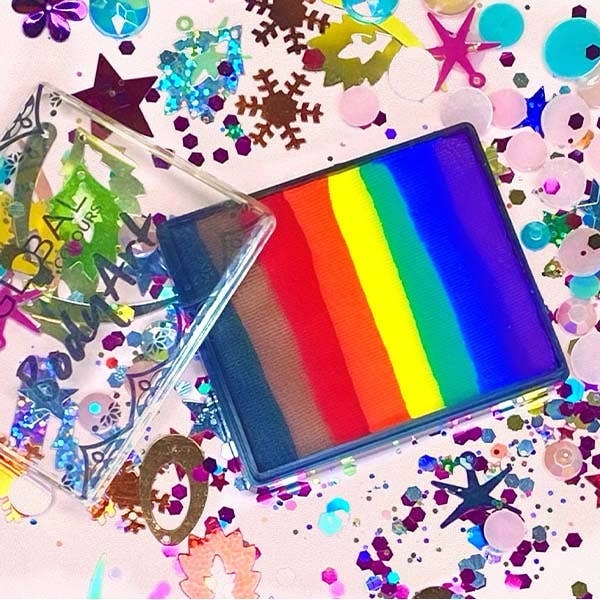Global Colours Body Art New Pride Flag Split Cake