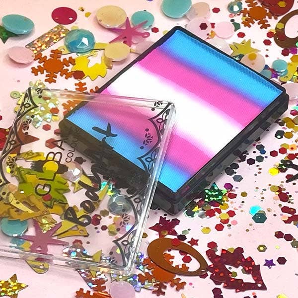 Global Colours Body Art Trans Flag Split Cake