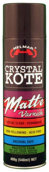 Helmar Crystal Kote Varnish Spray