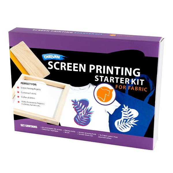 Derivan Silkscreen Fabric Starter Kit