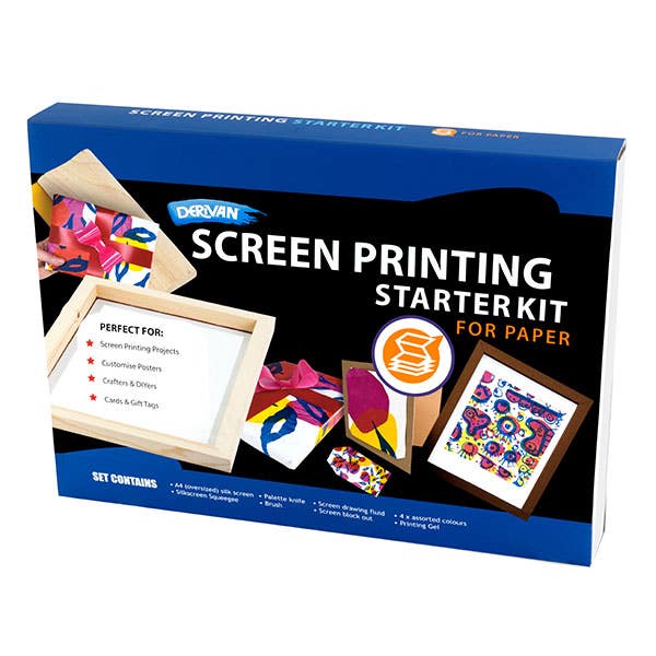 Derivan Silkscreen Paper Starter Kit