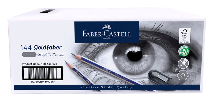 Faber-Castell Goldfaber Graphite Pencil Box 144