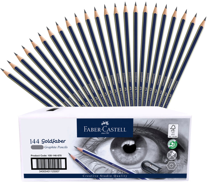 Faber-Castell Goldfaber Graphite Pencil Box 144