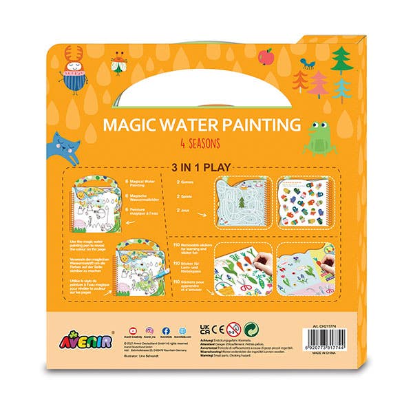 Avenir Magic Water Painting 4 Season Book