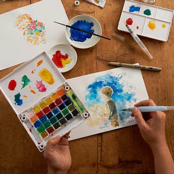Sakura Koi Watercolour Pocket Field Sketch Boxes