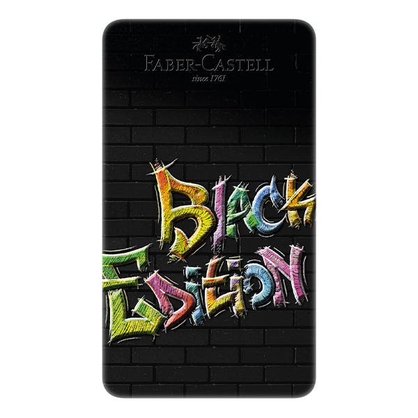 Faber-Castell Black Edition Colour Pencil Tin Sets