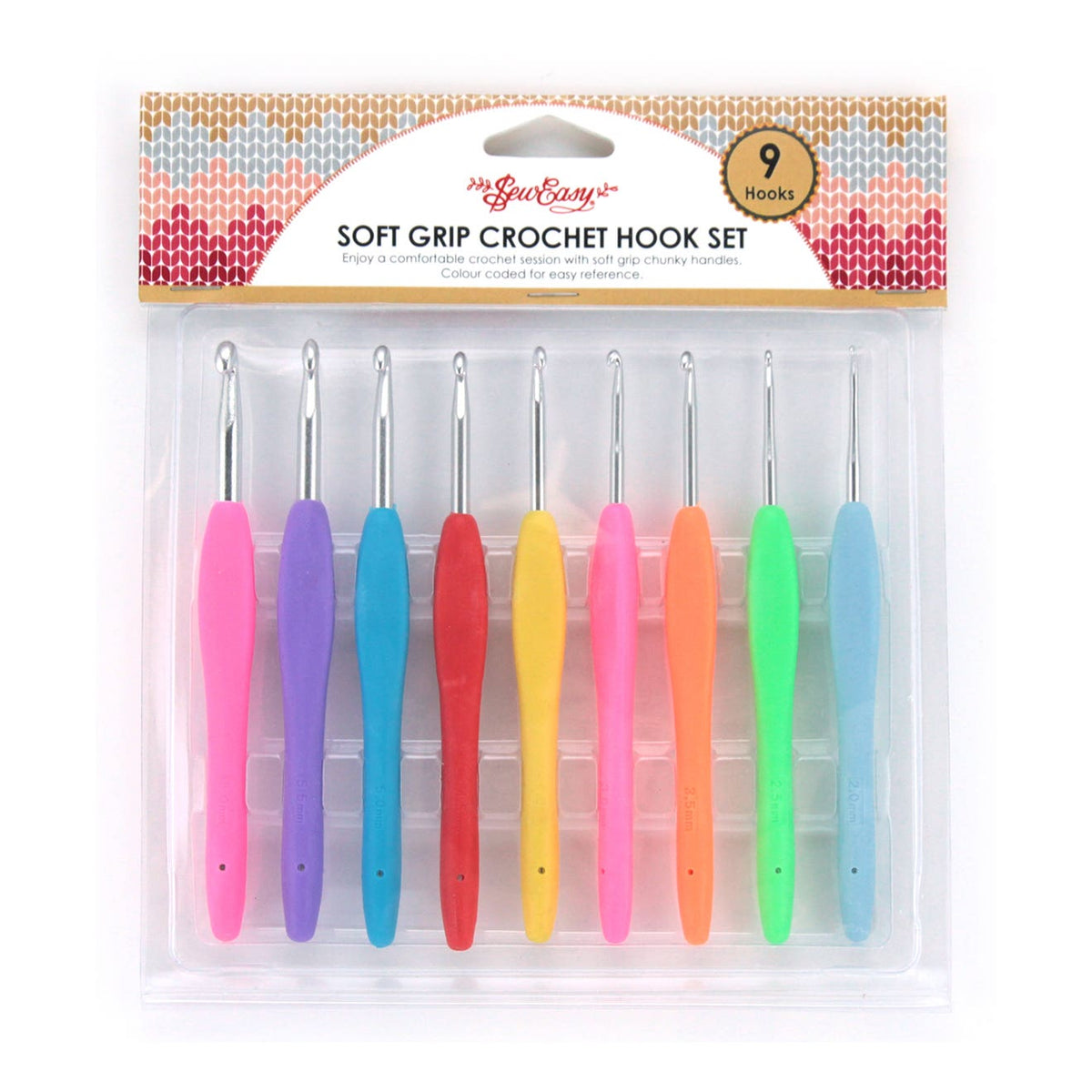 Sew Easy Soft Grip Crochet Hook Set
