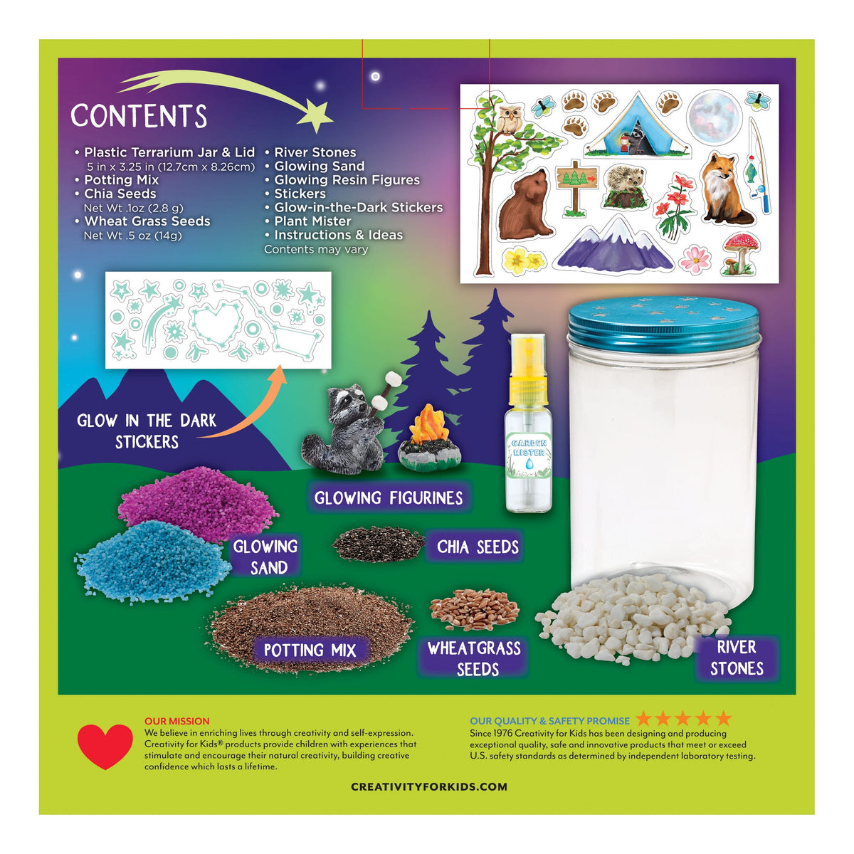 Faber-Castell Creativity for Kids Grow and Glow Terrarium Kit