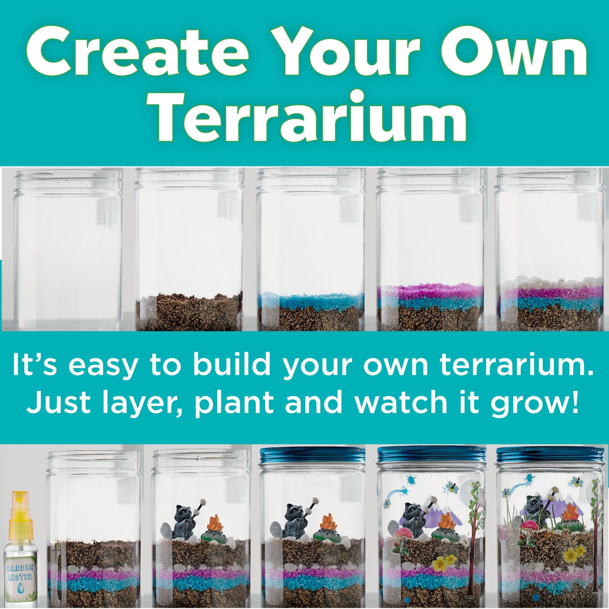 Faber-Castell Creativity for Kids Grow and Glow Terrarium Kit