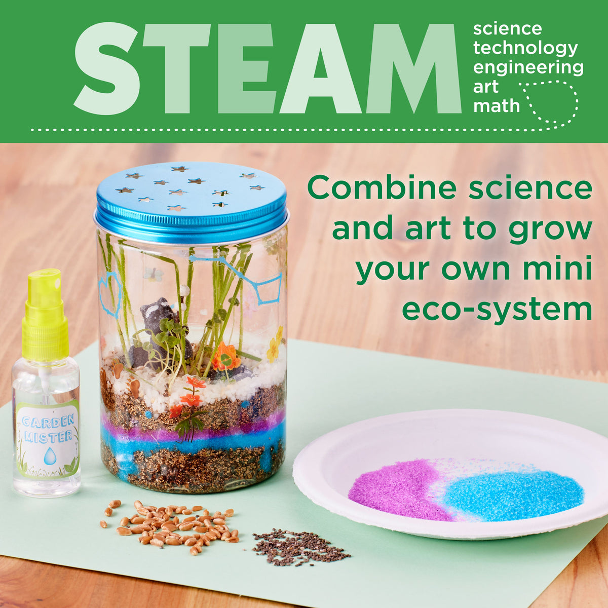 Faber-Castell Creativity for Kids Grow and Glow Terrarium Kit